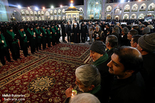 خطبه خواني شب شهادت امام رضا(ع)