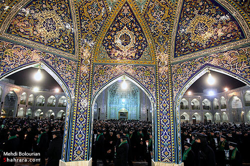 خطبه خواني شب شهادت امام رضا(ع)