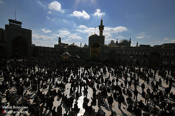 عزاداری مردم مشهددرسالروز شهادت امام رضا(ع)