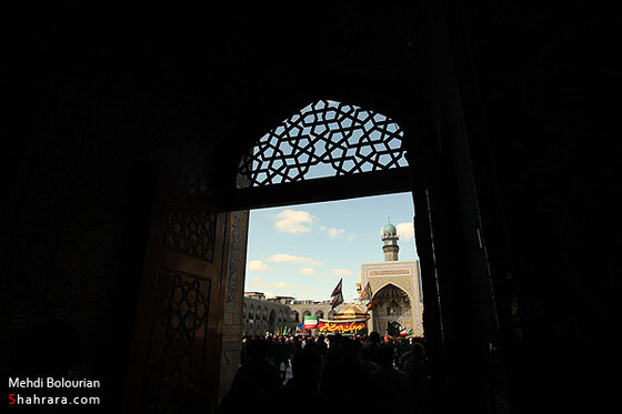 عزاداری مردم مشهددرسالروز شهادت امام رضا(ع)