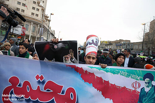 حضور باشكوه مردم در 22 بهمن مشهد-2