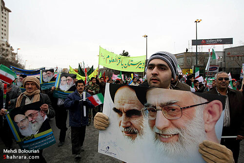 حضور باشكوه مردم در 22 بهمن مشهد-2