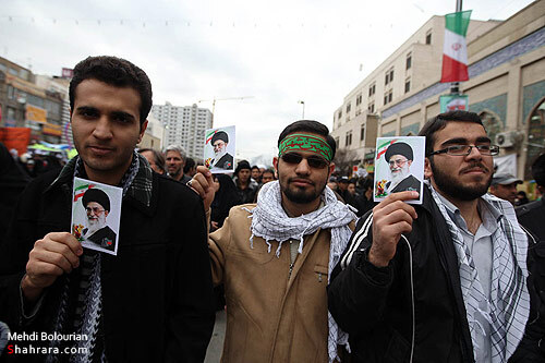 حضور باشكوه مردم در 22 بهمن مشهد-2