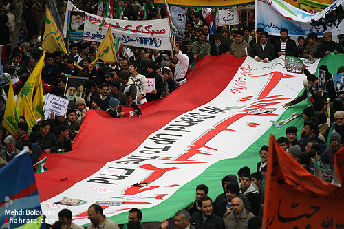 حضور باشكوه مردم در 22 بهمن مشهد-2