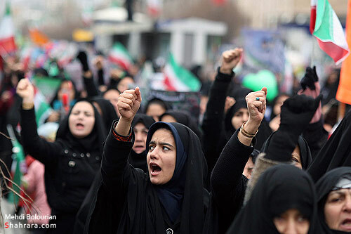 حضور باشكوه مردم در 22 بهمن مشهد-2