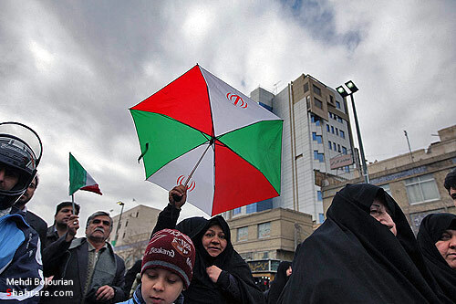 حضور باشكوه مردم در 22 بهمن مشهد-2