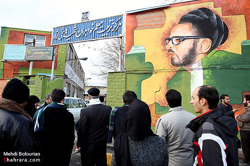 رونمايي از بزرگترين نقاشي ديواري مشهد