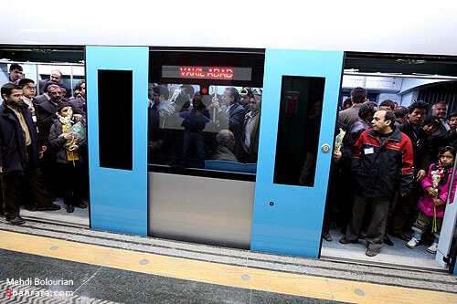 بهره برداري آزمايشي از قطار شهري مشهد