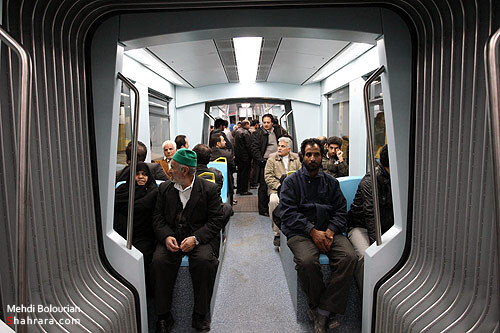 بهره برداري آزمايشي از قطار شهري مشهد