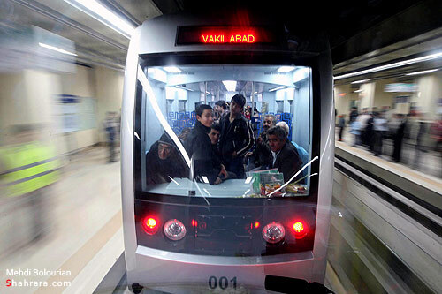 بهره برداري آزمايشي از قطار شهري مشهد