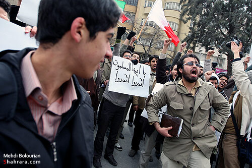 تجمع دانشجويان و طلاب در حمايت از جنبش هاي اسلامي