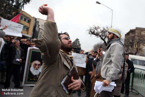 تجمع دانشجويان و طلاب در حمايت از جنبش هاي اسلامي