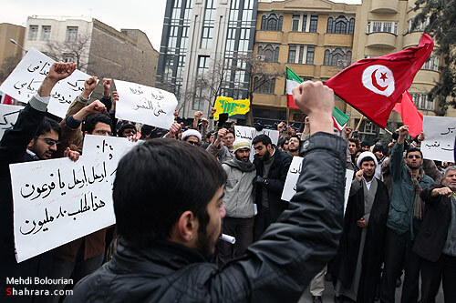 تجمع دانشجويان و طلاب در حمايت از جنبش هاي اسلامي