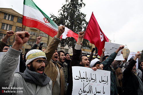 تجمع دانشجويان و طلاب در حمايت از جنبش هاي اسلامي