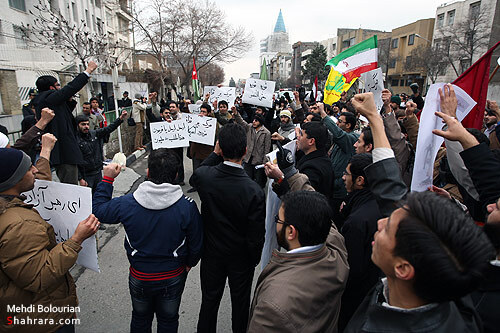 تجمع دانشجويان و طلاب در حمايت از جنبش هاي اسلامي