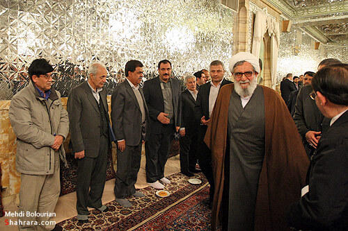 ديدار اعضاي شوراي مركزي نظام مهندسي كشور باتوليت آستان قدس