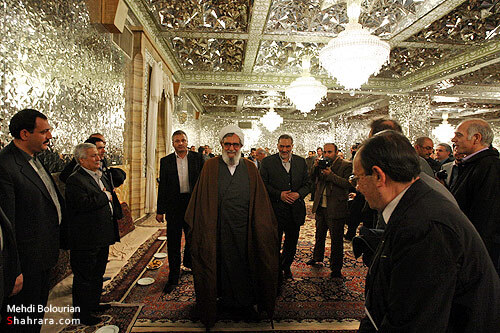 ديدار اعضاي شوراي مركزي نظام مهندسي كشور باتوليت آستان قدس