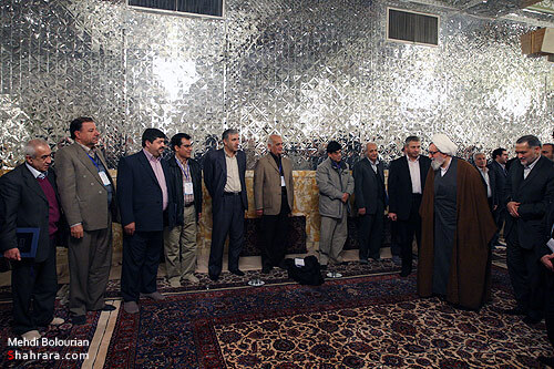 ديدار اعضاي شوراي مركزي نظام مهندسي كشور باتوليت آستان قدس