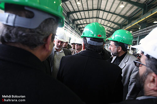 افتتاح كارخانه توليد قطعات بتني مترو