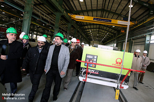 افتتاح كارخانه توليد قطعات بتني مترو