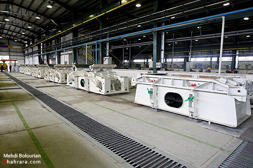 افتتاح كارخانه توليد قطعات بتني مترو