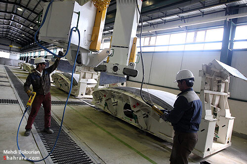 افتتاح كارخانه توليد قطعات بتني مترو