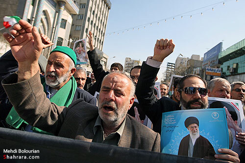 گزارش خبري/ راهپيمايي مردم مشهد در حمايت از مردم بحرين