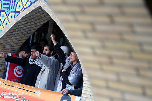 تجمع اعتراض آميز علما و روحانيون در حمايت از مردم بحرين