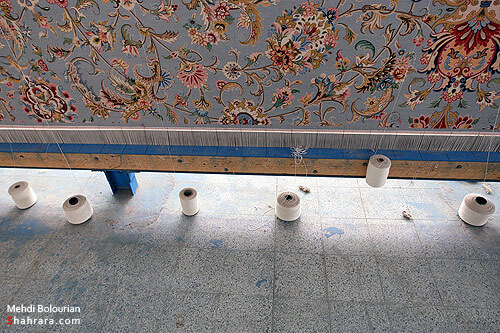 بافت بزرگترين قالي جهان