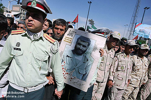 تشییع سردار رشید اسلام شهید عبدالحسین برونسی و 2 شهید گمنام/2 