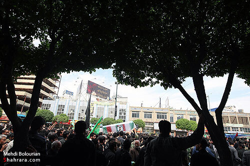 تشییع سردار رشید اسلام شهید عبدالحسین برونسی و 2 شهید گمنام/2 