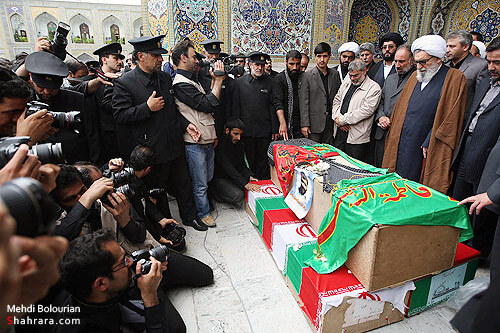 تشییع سردار رشید اسلام شهید عبدالحسین برونسی و 2 شهید گمنام/2 