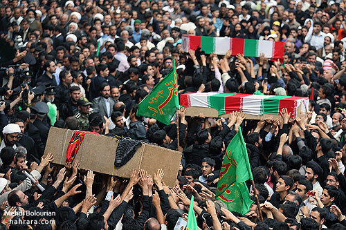 تشییع سردار رشید اسلام شهید عبدالحسین برونسی و 2 شهید گمنام/2 