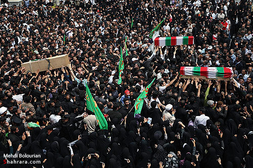 تشییع سردار رشید اسلام شهید عبدالحسین برونسی و 2 شهید گمنام/2 