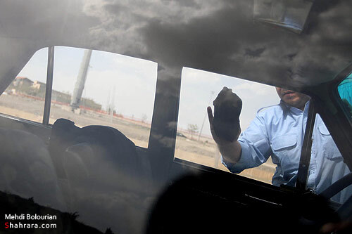 كارواش طبيعي در بستر رودخانه