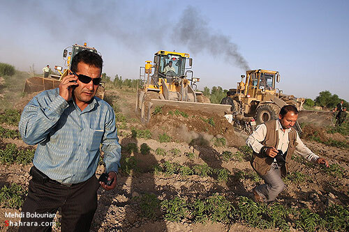 اولين تخريب مزارع آلوده كشف رود در سال 90