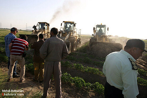 اولين تخريب مزارع آلوده كشف رود در سال 90