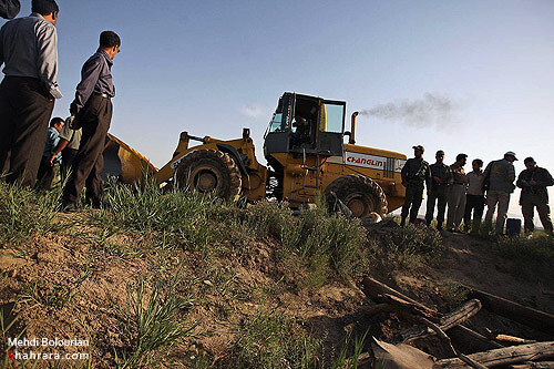 اولين تخريب مزارع آلوده كشف رود در سال 90