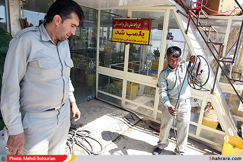 پلمپ واحدهاي متخلف در بازار گل 