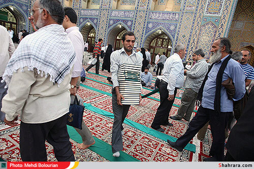 محفل انس با قرآن در حرم رضوي