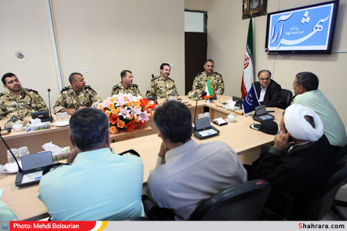 حضور مسئولين شهري و استاني در روزنامه شهرآرا