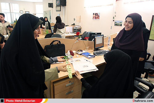 حضور مسئولين شهري و استاني در روزنامه شهرآرا