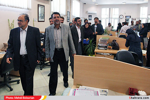 حضور مسئولين شهري و استاني در روزنامه شهرآرا