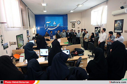 حضور مسئولين شهري و استاني در روزنامه شهرآرا