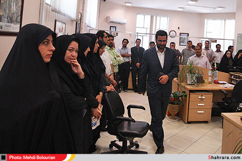 حضور مسئولين شهري و استاني در روزنامه شهرآرا