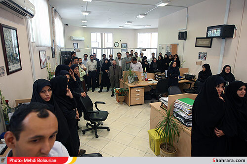 حضور مسئولين شهري و استاني در روزنامه شهرآرا