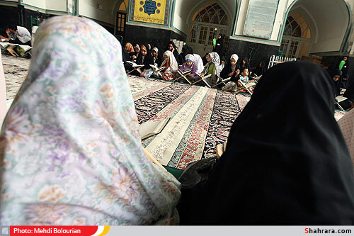محفل انس با قرآن کودکان در حرم رضوی