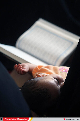 محفل انس با قرآن کودکان در حرم رضوی