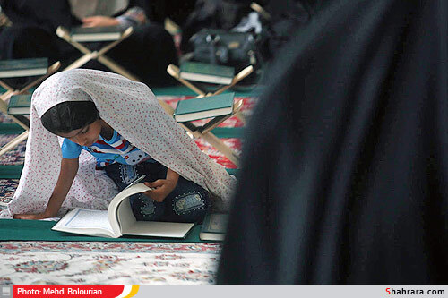 محفل انس با قرآن کودکان در حرم رضوی
