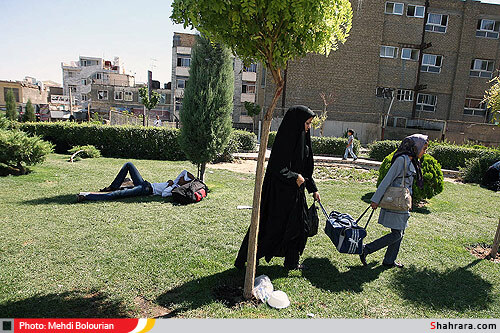 وضعیت زائران اطراف حرم رضوی